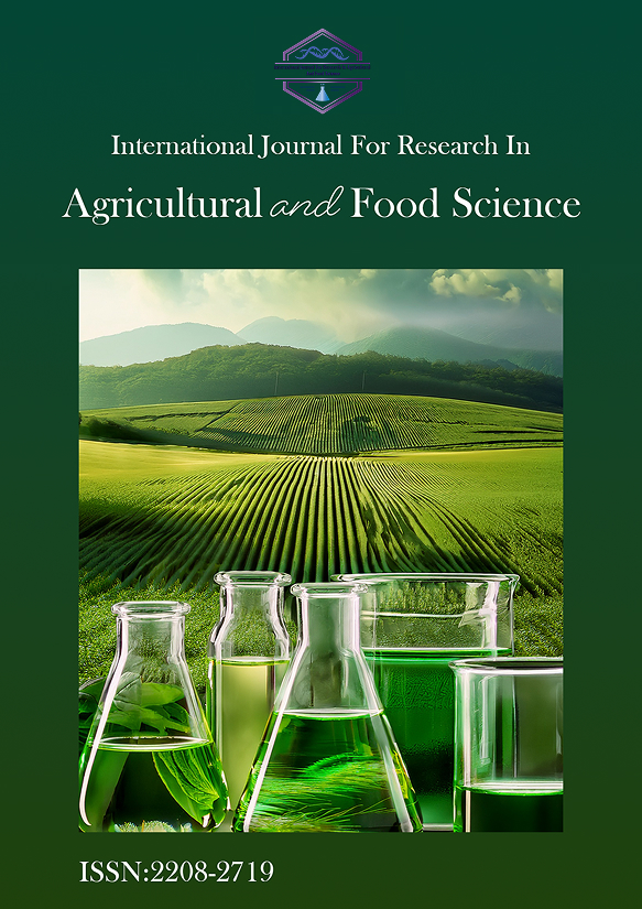 International Journal for Research in Agricultural and Food Science journal cover